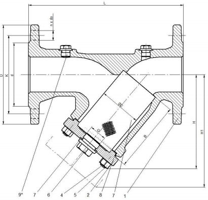 Cấu tạo van lọc y Zetkama 821